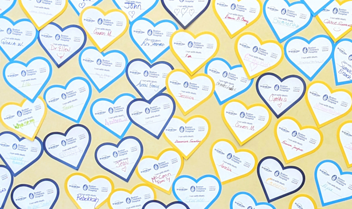 BrightBridge Credit Union Launches “Chain of Hearts” to Support Boston Children’s Hospital