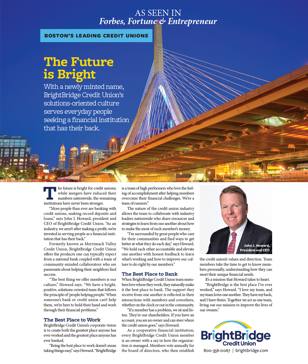 BrightBridge Credit Union in Forbes