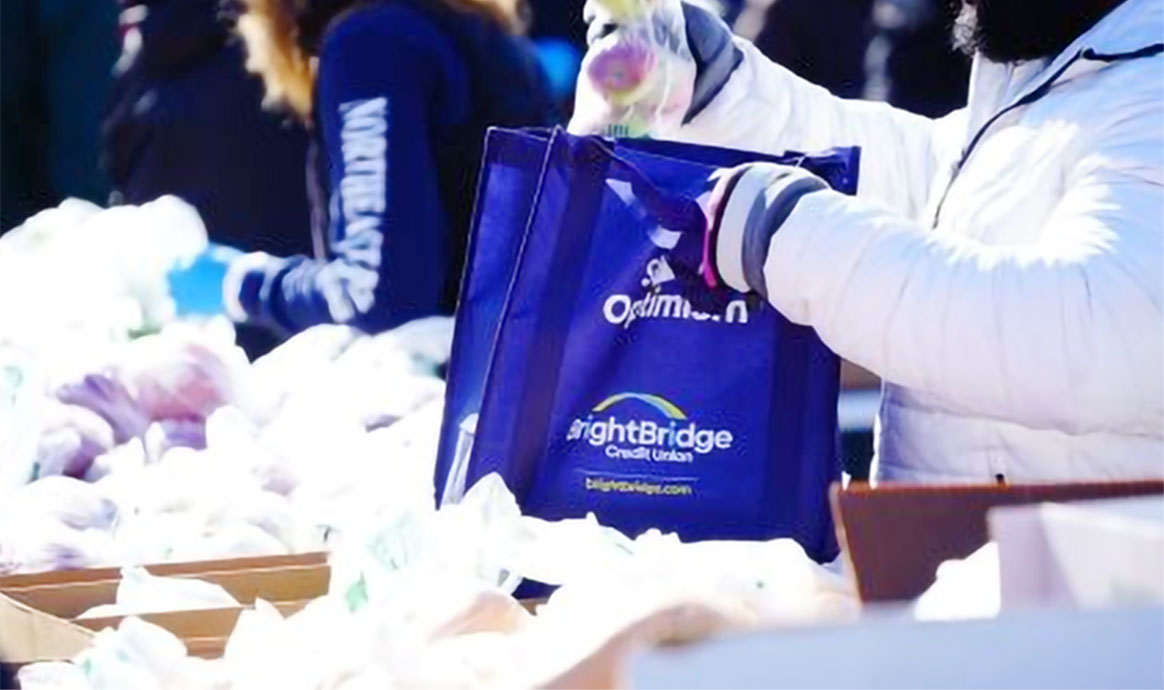 BrightBridge Credit Union Supports Greater Lawrence Family Health Center Distribution of Fresh Produce to Local Residents