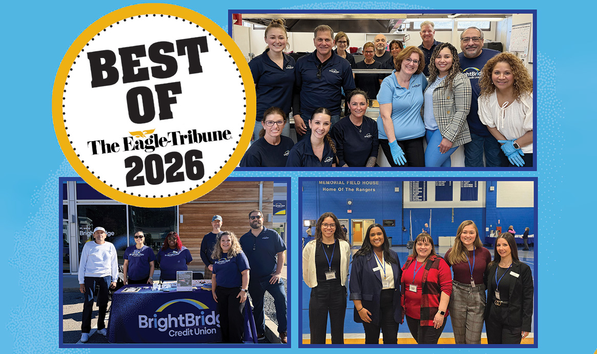 BrightBridge Credit Union Named “Best Credit Union” in Eagle-Tribune’s Best of 2026 Awards 