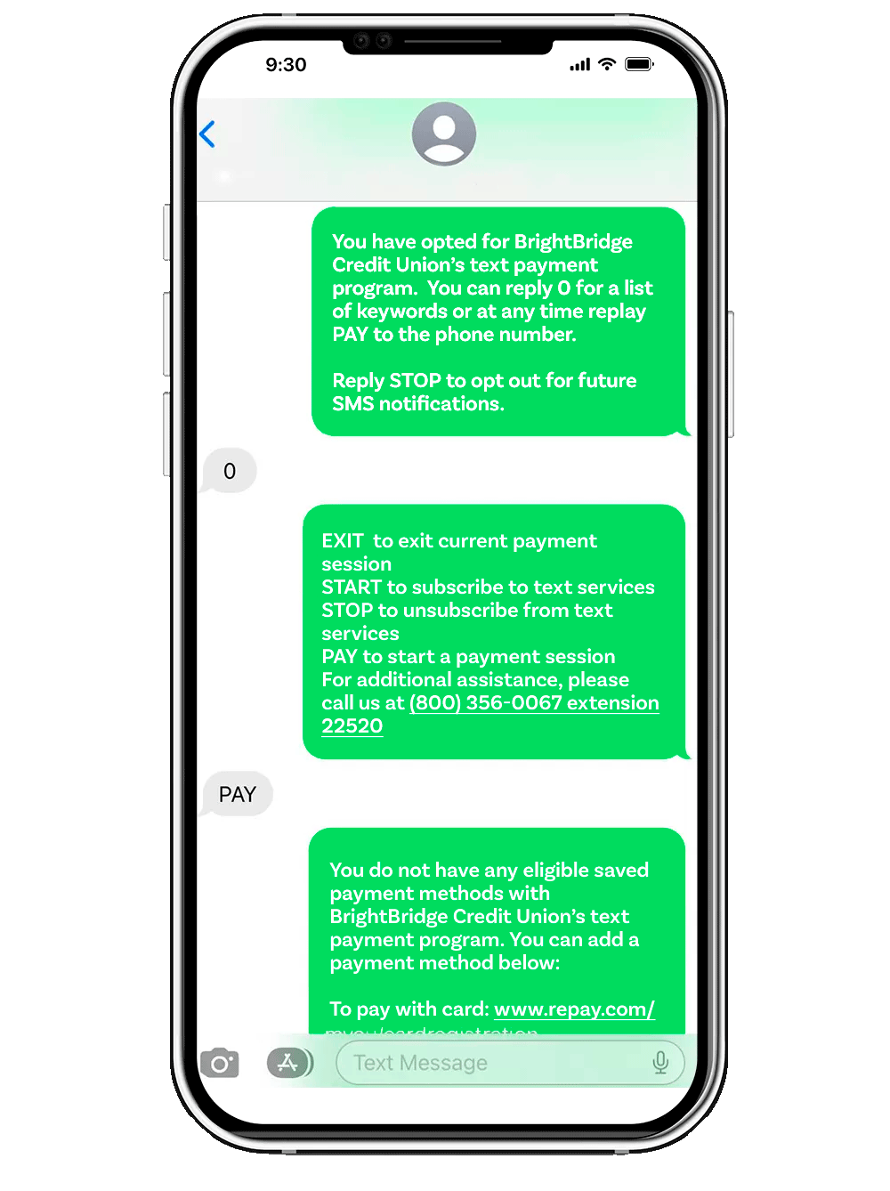 Text to Pay Payment